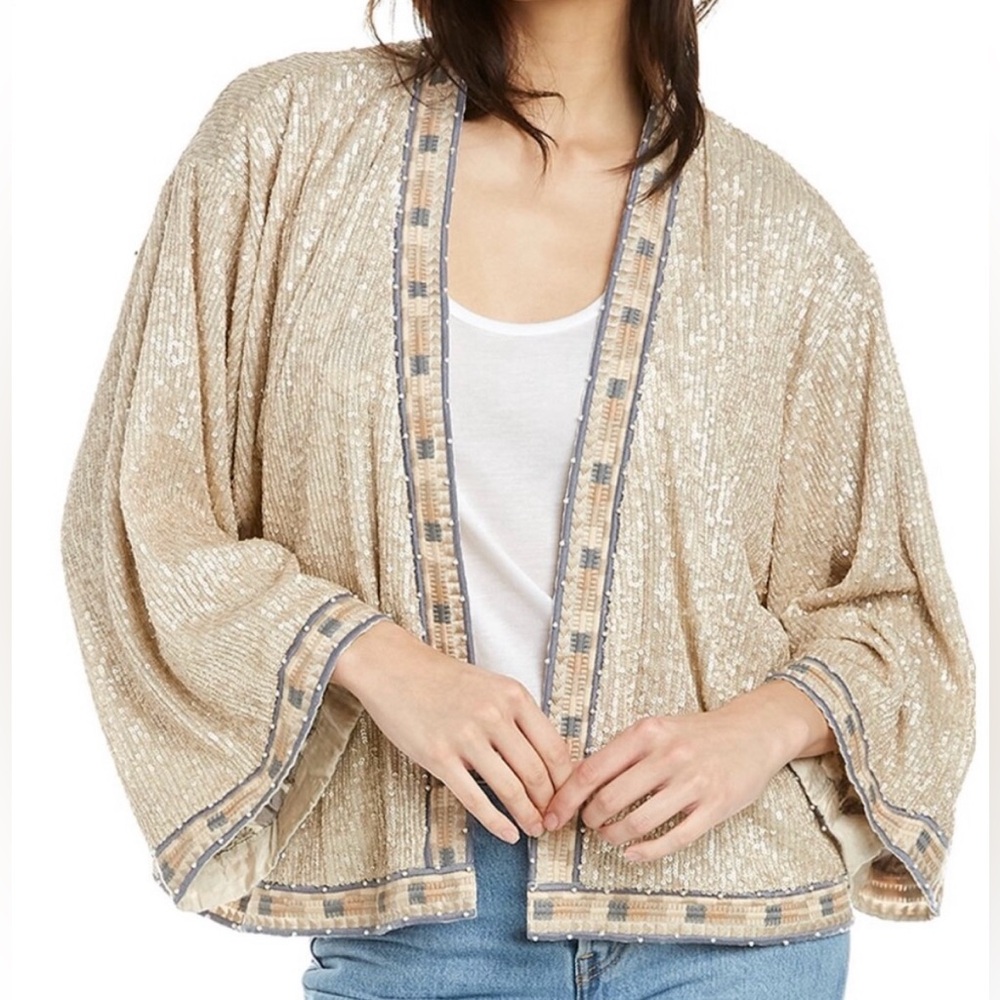 Johnny Was Tanya Sequin Kimono
Size - Large